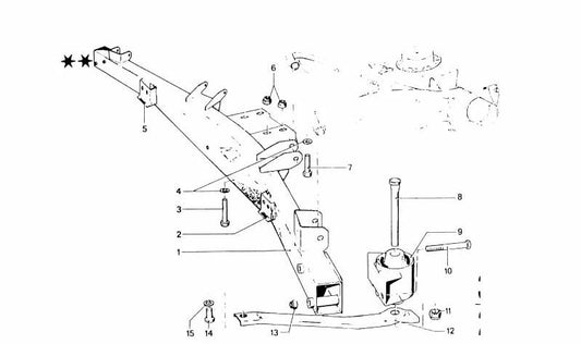 Silentblock right OEM 3331112592 for BMW E30, E36, E46, E83, Z1, Z3, Z4, X3. Rear rubber support suspension. Original BMW.