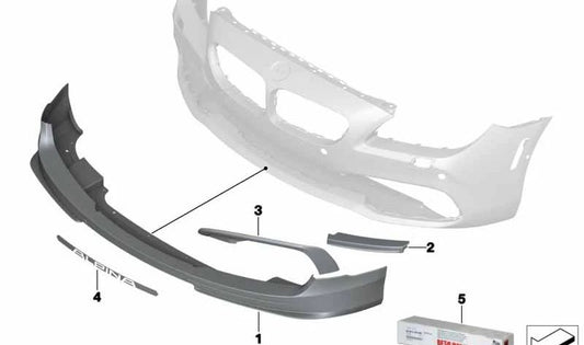 Einleger OEM 51117988553 para BMW F06, F12, F13. Original BMW.