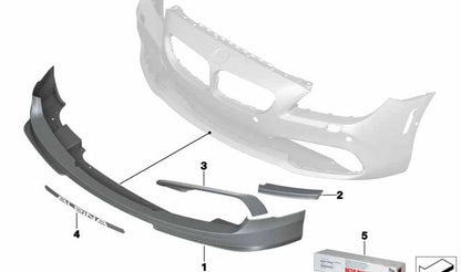Soporte fijación lateral izquierdo OEM 51117990091 para BMW F06, F10, F11, F12, F13, F01, F02, F04, F07, F25, F15, F16, F30, F31, F34, F32, F33, F36, F20, F21, F22, F23. Original BMW.