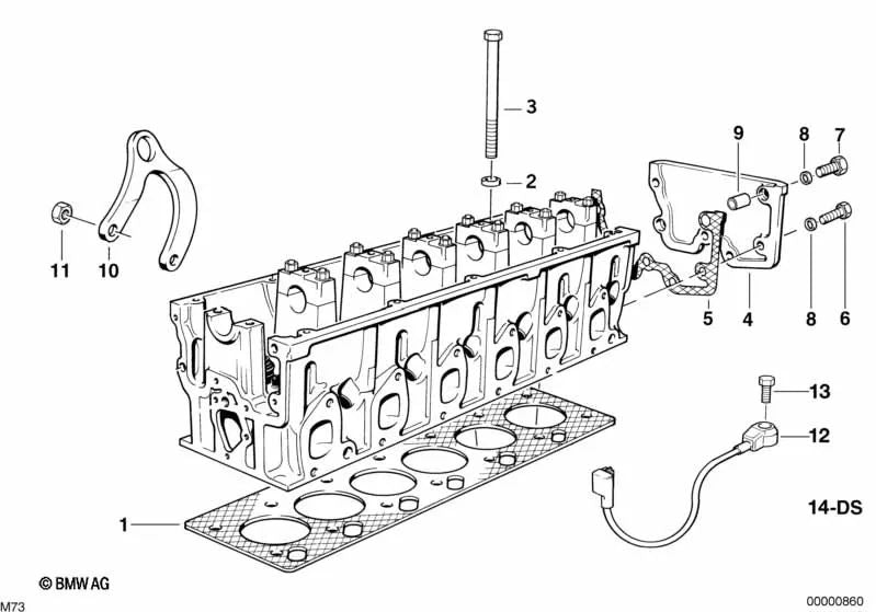 BMW E32, E38, E31 (OEM 11121725907). Original BMW