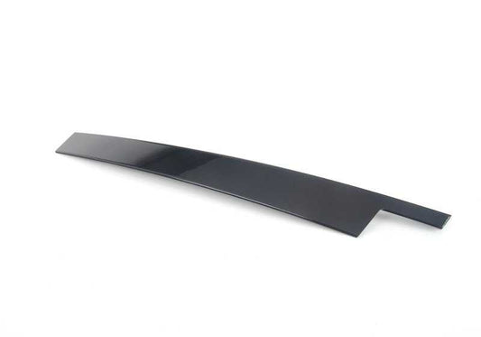 Embellecedor marco ventana pilar B puerta delantera derecha OEM 51337207832 para BMW X5 E70, E70N. Acabado en negro brillante. Original BMW.