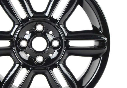 Llanta de aluminio 6 Star Twin Spoke R119 negra OEM 36116856969 para MINI R56, R56 LCI, Clubman R55, Cabrio R57, Coupé R58, Roadster R59... y más. Original MINI.
