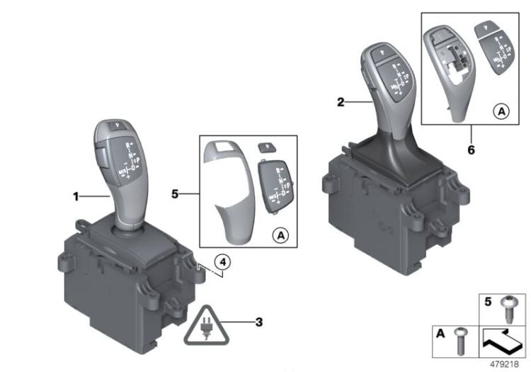 Interruptor de luces OEM 61317950387 para BMW F20, F21, F22, F23, F34, F32, F33, F36... y más. Original BMW.