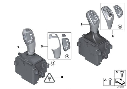 Interruptor de luces OEM 61317950387 para BMW F20, F21, F22, F23, F34, F32, F33, F36... y más. Original BMW.