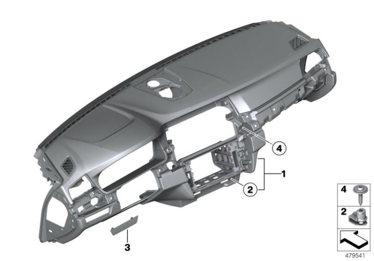Panel de puerta delantero izquierdo OEM 51459218719 para BMW Serie 5 F10, F11, F10 LCI, F11 LCI. Original BMW.