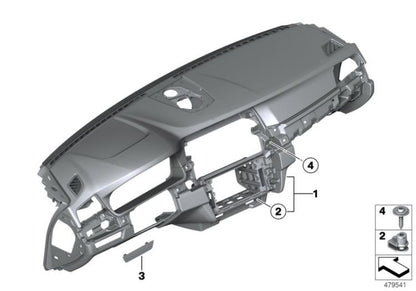 Panel de puerta delantero izquierdo OEM 51459218719 para BMW Serie 5 F10, F11, F10 LCI, F11 LCI. Original BMW.