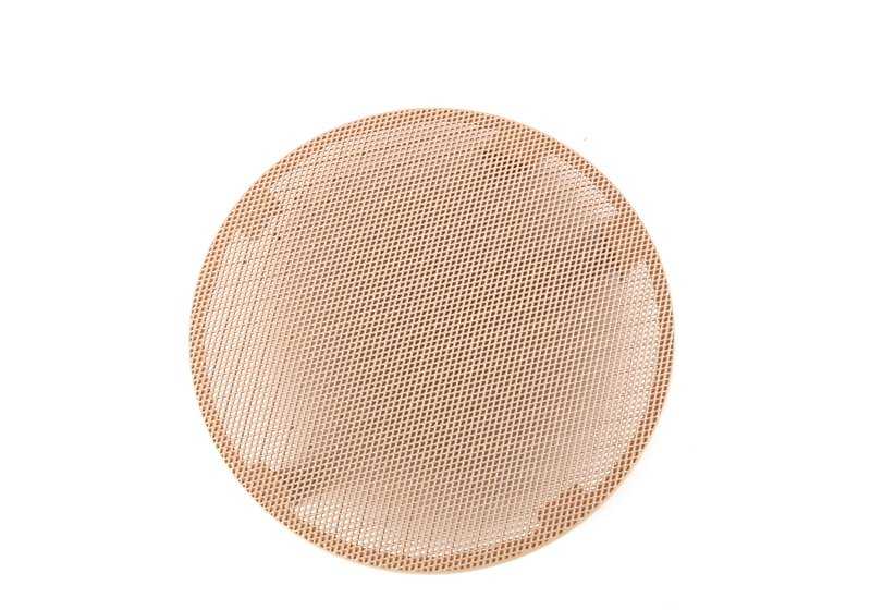 Rejilla altavoz puerta izquierda color beige OEM 51418224387 para BMW E46 316i (modelos AL11, AL12, AL21, AL22, AL51, AL55, AN72, AN82, AX31, AX32). Original BMW.