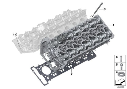 Junta de culata exento asbesto OEM 11128672121 para BMW F01, F02, G12, Rolls-Royce Phantom RR11… y más. Original BMW.