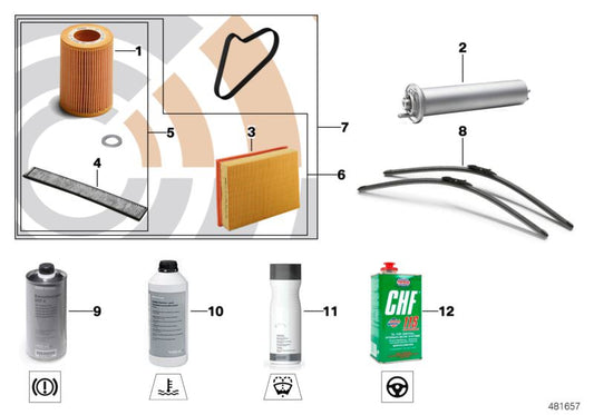 Filtro de aire OEM 13718509032 para MINI R55, R56, R57, R58, R59, R60, R61. Compatible con versiones One D, Cooper D, Cooper SD. Recambio original MINI. Ideal para mantenimiento o revisión.
