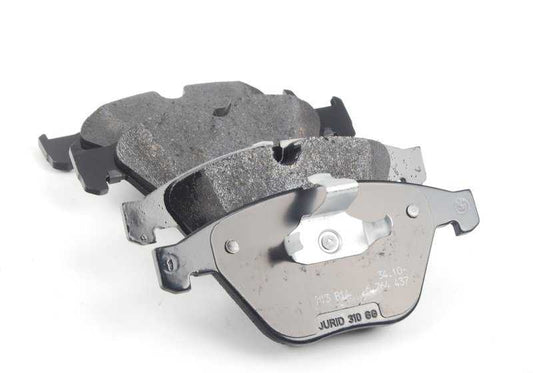 Juego de pastillas de freno con sensor OEM 34112339271 para BMW E60, E61. Original BMW.