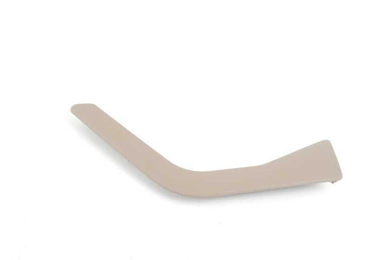 Right side cover Central console Simile beige leather OEM 51168412376 for BMW 5 F10 series, F11, F18. Original BMW.