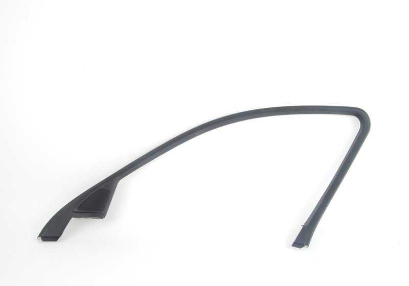 Moldura marco ventana puerta delantera derecha OEM 51337033628 para BMW E60 y E61. Original BMW.