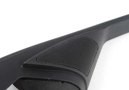 Moldura marco ventana puerta delantera derecha OEM 51337033628 para BMW E60 y E61. Original BMW.
