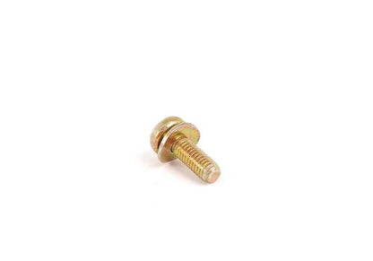 Tornillo de cabeza redonda M4x12 OEM 07119906813 para BMW E21, E30, E12, E28, E23. Original BMW.