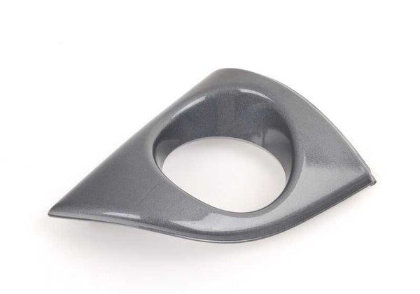 Moldura adorno panel instrumentos derecha color Anthracite OEM 51457055672 para MINI R50, R53 (Cooper, One) RC31, RC32, RC41… y más. Original MINI.