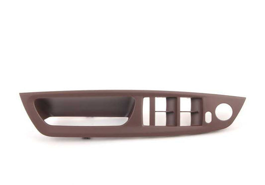 Links Moldo Central Console OEM 51416975783 für BMW X5 E70, E70N. Original BMW.