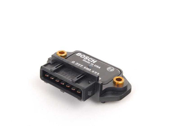 Módulo de encendido transistorizado OEM 12141266702 para BMW E21, E30, E12, E28, E24, E23. Original BMW.