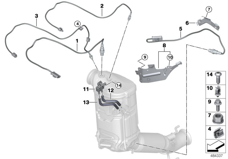 Tornillo hexagonal M6x16 OEM 07119905726 para BMW E81, E87, F20, F30, X1, X5 y MINI F56, F60... y más. Original BMW y MINI.