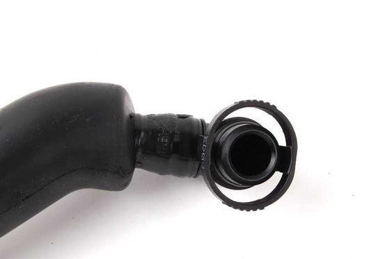 Tubo de ventilación sin válvula de presión OEM 11617547185 para BMW E60, E61, E63, E64, E65, E66, E53. Original BMW.