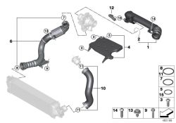 Resonador OEM 13718513917 para BMW 2' F45, F46, X1 F48 y MINI F56, F55, Clubman F54... y más. Original BMW y MINI.
