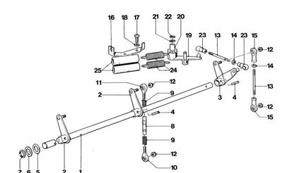 Distanciateur pour BMW E30, E28, E24 (OEM 0711932631). BMW d'origine.