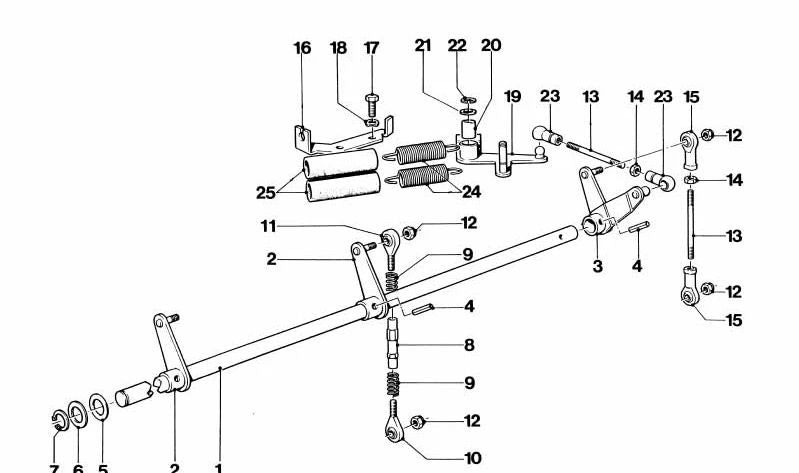 Junta derecha de mariposa OEM 13511304407 para BMW E30,E34,E24,E23,E28,E32,E12,E21. Pieza original BMW.
