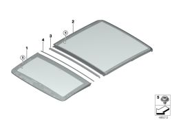 Carte de support transversale pour BMW X3 F97, G01, G08, X4 G02, X5 G05, X6 G06, X7 G07 (OEM 54107493159). BMW d'origine.
