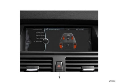 Silenciador adicional traseiro OEM 18308593762 para BMW X3 G01 xDrive20d, sDrive18d (2017-2021). BMW genuíno.