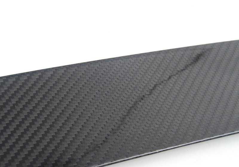 Spoiler arrière en carbone M Performance OEM 51622163505 pour la série BMW 5 F10, F10 LCI (2010-2016). BMW d'origine.