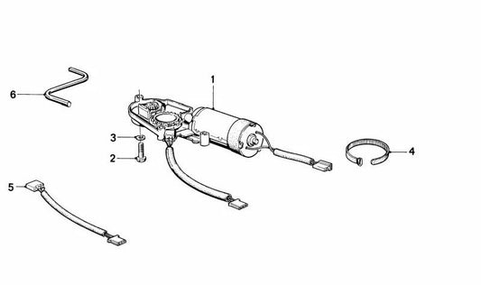 Microswitch for BMW E12, E28, E24, E23 (OEM 61319056544). Genuine BMW