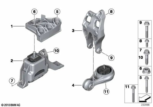 Pendelunterstützung für Mini R60, R61 (OEM 22119804893). Original Mini
