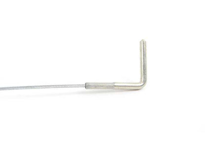 Cable de desbloqueo asiento deportivo OEM 52108106336 para BMW E30. Longitud 329 mm. Original BMW.