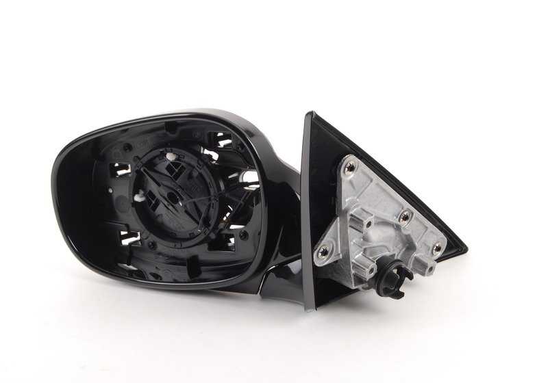 Retrovisor exterior izquierdo calefactable OEM 51167268211 para BMW E92, E92N, E93, E93N. Acabado en negro brillante. Original BMW.