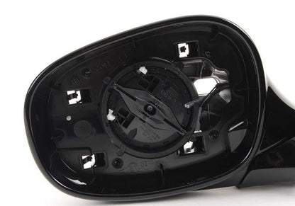 Retrovisor exterior izquierdo calefactable OEM 51167268211 para BMW E92, E92N, E93, E93N. Acabado en negro brillante. Original BMW.