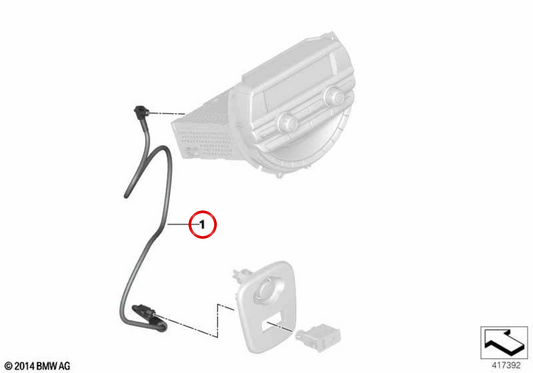 OEM 61119389152 Cavo retrofit di navigazione per MINI F56, F55, Clubman F54, Cabrio F57... e altro ancora. MINI originale.