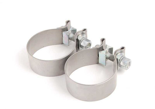 Embellecedor de escape cromado M Performance OEM 18302349668 para BMW X5 F15. Mejora estética en estilo V8, fácil instalación, acero inoxidable de alta calidad. Original BMW.