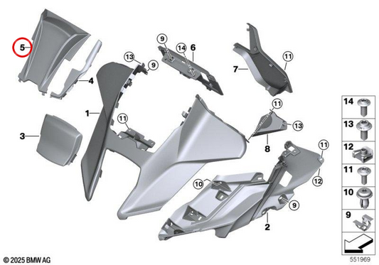 Anschlusskabelsatz ConnectedRide Mount OEM 61125B51192 für BMW Motorrad F 750 GS, F 800 GS, F 850 GS, F 900 GS, F 900 R... Original BMW Motorrad.