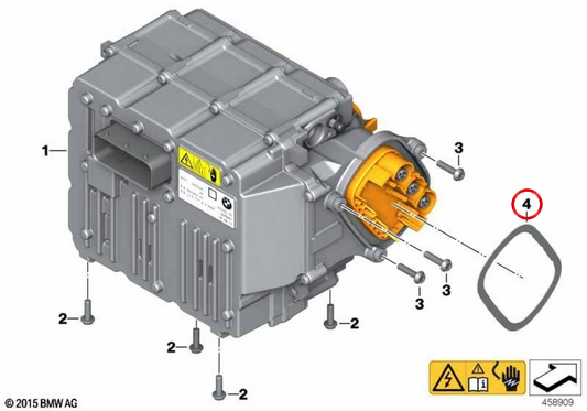 OEM-Auspuffdichtung 18328556465 für BMW Motorrad C evolution (K17) 2014-2020. Original BMW Motorrad.