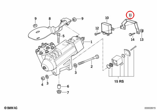 Prise en charge de l'unité de commande OEM 61131382882 pour BMW E34, E32. BMW d'origine.