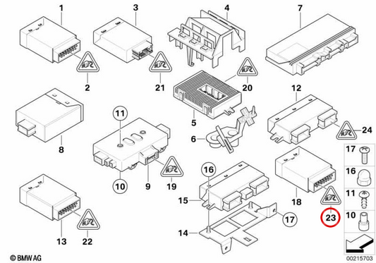 Caixa de bornes 8 pólos OEM 61136905168 para MINI R56, R55 Clubman, R57 Cabrio, R58 Coupé, R59 Roadster, R60 Countryman, R61 Paceman. Original MINI