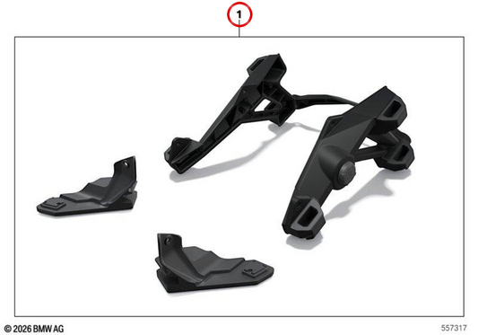 Capô OEM 61137702398 para motocicletas BMW R1300GS, HP4, S1000RR... e muito mais. Originais BMW Motorrad.