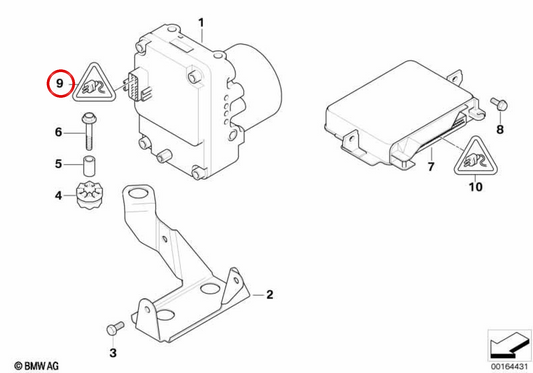 Connecteur universel sans codage OEM 61138352350 pour BMW E39, E38. BMW d'origine.