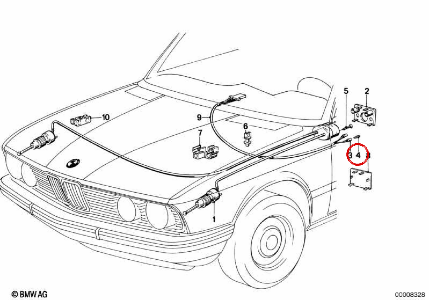 Lámpara incandescente 0,36W OEM 61138360844 para BMW E30, E36, E28, E24… y más. Original BMW.