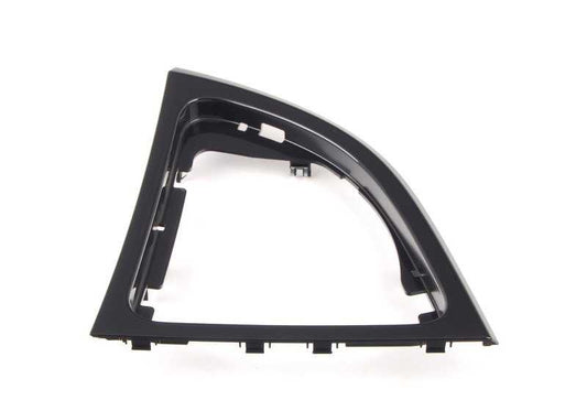 Embellecedor de palanca de cambios en negro brillante OEM 51169121720 para BMW E81, E82, E87N, E88. Original BMW.