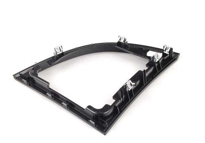 Embellecedor de palanca de cambios en negro brillante OEM 51169121720 para BMW E81, E82, E87N, E88. Original BMW.