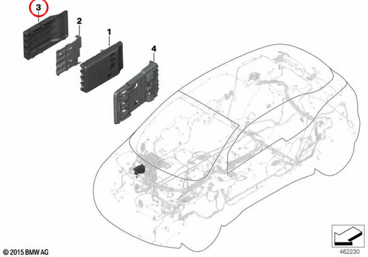 Distribuidora B+ OEM 61149321050 per BMW F40, F44, F45, F46, F48, F49, F39, I01, I12 e Mini F55, F56, F57, F54, F60. BMW originale e Mini.