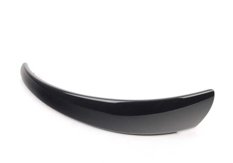 Embellecedor interior tirador puerta derecha en negro brillo OEM 51416987538 para BMW E81, E82, E87, E88. Original BMW.