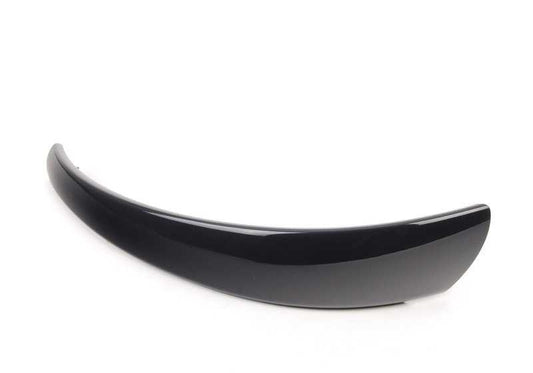 Embellecedor interior tirador puerta derecha en negro brillo OEM 51416987538 para BMW E81, E82, E87, E88. Original BMW.