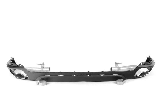 Embellecedor de escape cromado M Performance OEM 18302349668 para BMW X5 F15. Mejora estética en estilo V8, fácil instalación, acero inoxidable de alta calidad. Original BMW.