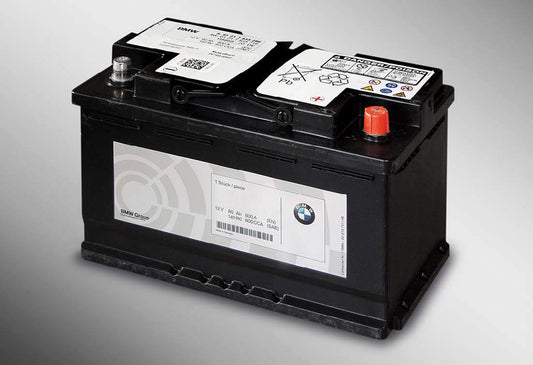 Batería AGM 60Ah OEM 61217604802 para BMW {F40, F44, F45, F48, F39, G20, G21, G30, G31, G32, G11, G12, G14, G15, G16, G01, G45, G05, F95, G06, F96, G07, I20} y MINI {F56, R56, R57, R59, R55, F60, R60, R61, U25}. Original BMW y MINI.